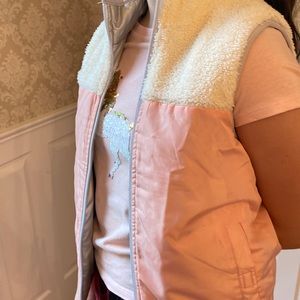 Girls size 10-12 reversible vest